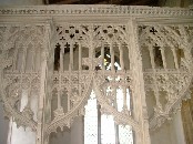 north aisle screen tracery