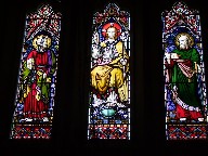 Christ in Majesty flanked by St Peter and St Paul