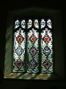 decorative window on the south side of the nave