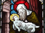 Simeon and the infant Christ at the Presentation