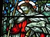 Christ the Good Shepherd - detail