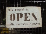 this church is open