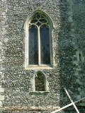 West window and image niche