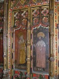 IX: St Edward the Confessor, X: St Walstan