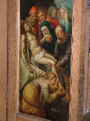 Triptych detail: the deposition
