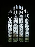 north transept north window, Norfolk beyond