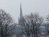 Cathedral in the mist