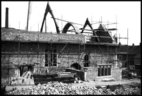 1952: south side under construction (c) George Plunkett