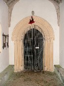 nortrh door - it's still Christmas