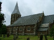 carstone, a gingerbread church