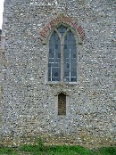 west window and niche