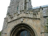 15th century porch, rebuilt and recut in the 19th century