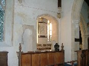 looking into the south aisle from the chancel